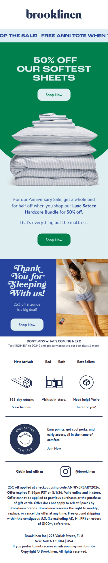 Get 50% OFF Our Softest Sheets NOW