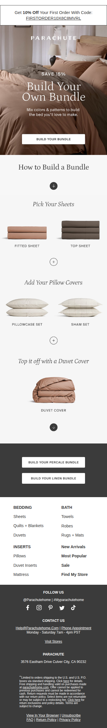 Your Bed, Your Way, 15% Off