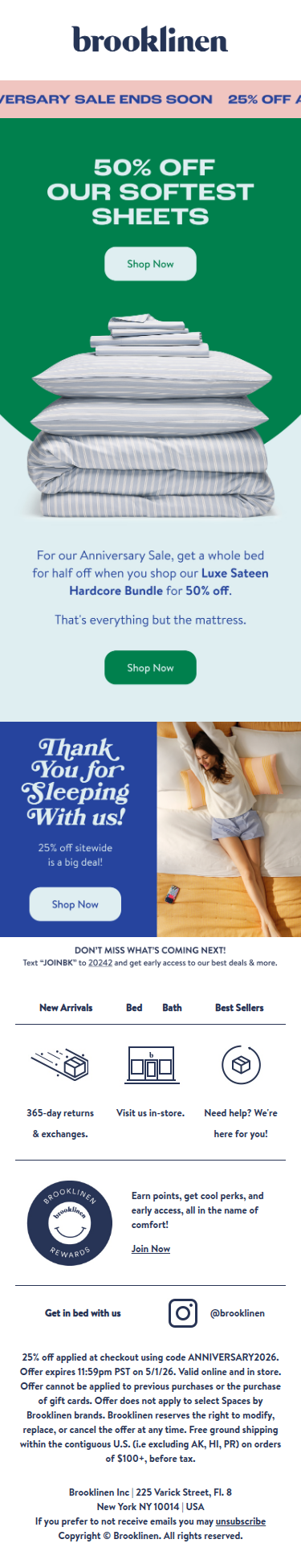 Get 50% OFF Our Softest Sheets NOW