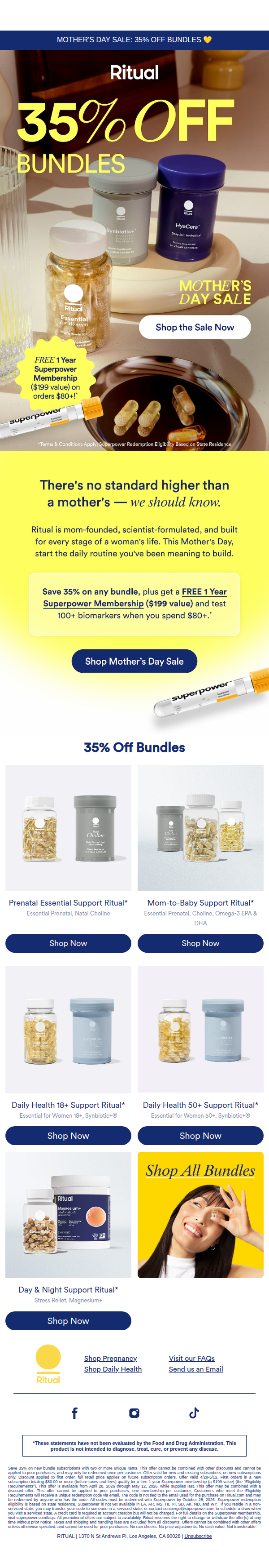 Mom's canon event: The Mother's Day Sale