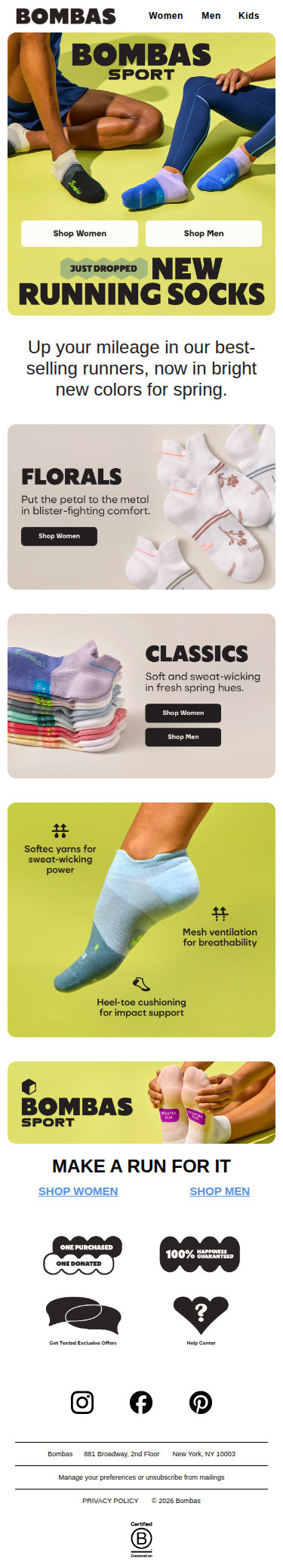 Just Dropped: New Spring Running Socks