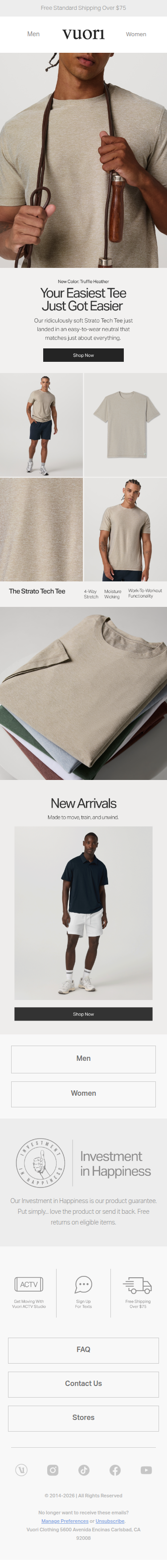 New Color Alert: The Strato Tech Tee
