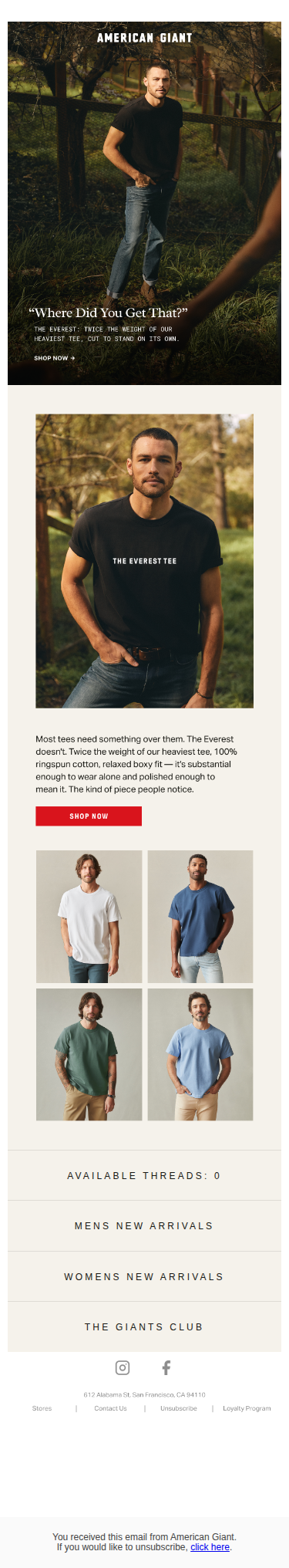 The Everest Tee Is Not Like The Rest