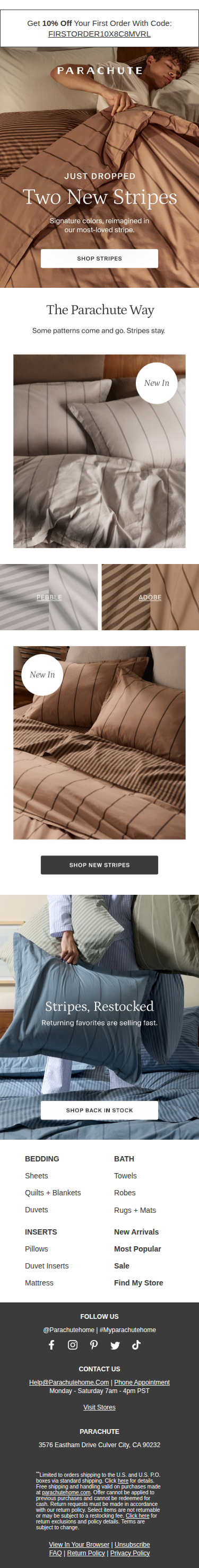 Just Dropped: Stripes