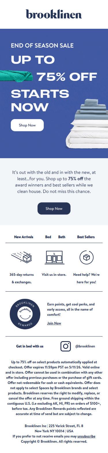 Our End of Season Sale is Here