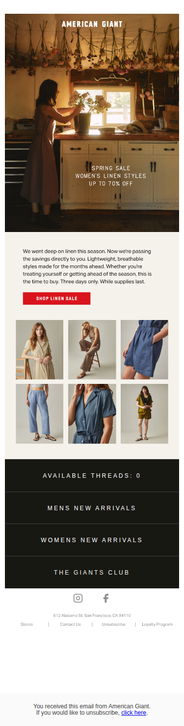 Save Big On Linen Styles