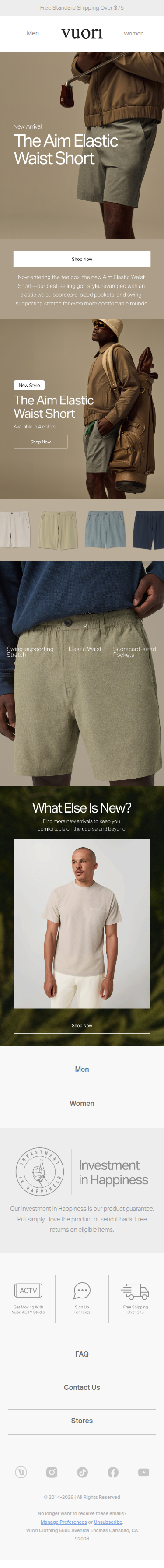 The Aim Elastic Waist Short Is Here