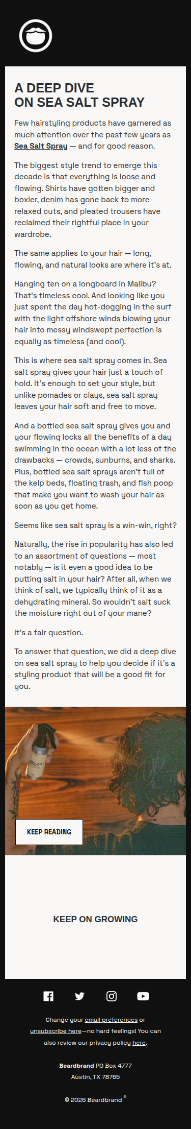 Is Sea Salt Spray right for your hair?