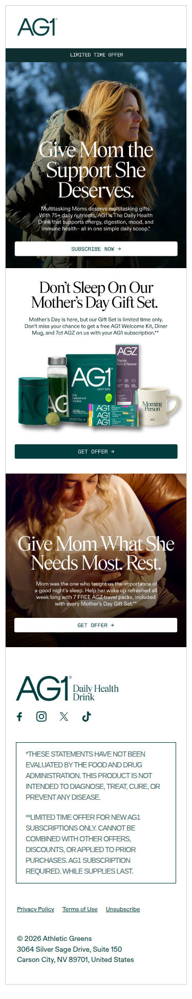 Our Limited-Edition Mother’s Day Gift Set is Almost Gone.