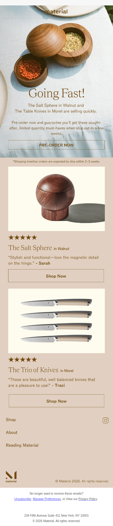 Low Stock Alert