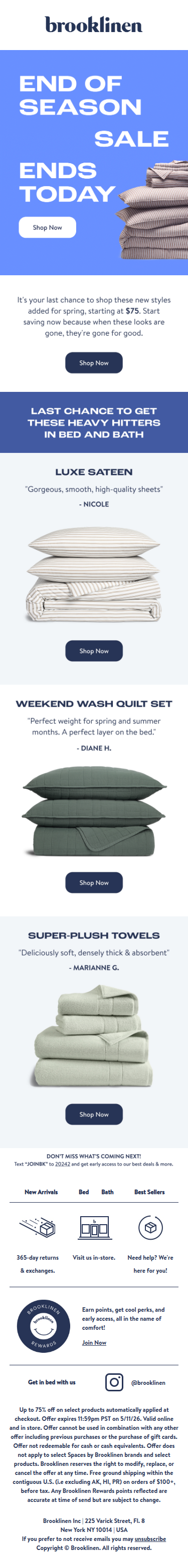 Last Chance to TREAT YOURSELF