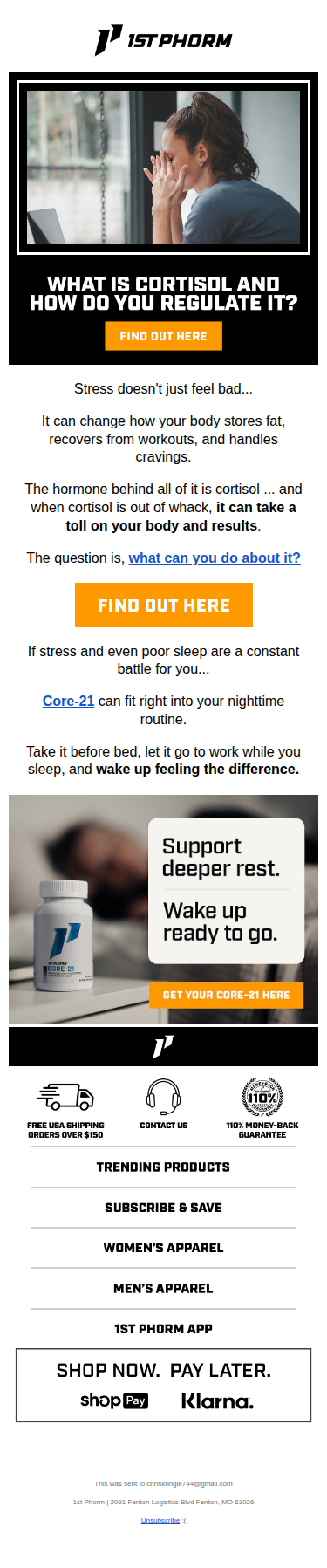 What stress actually costs you...