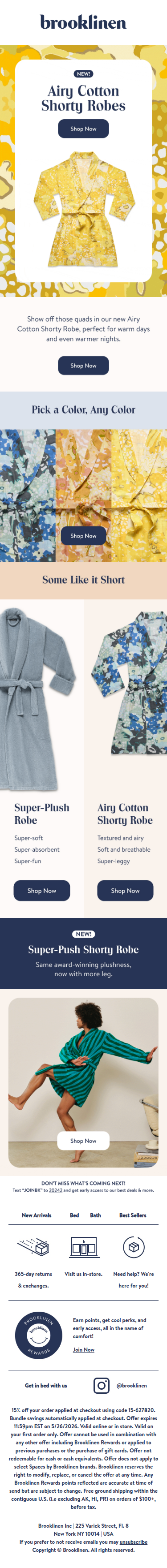 NEW Easy, Breezy, Airy Cotton Shorty Robes