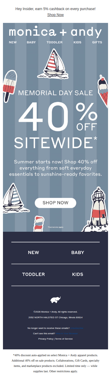 ️❤️ 40% Off Sitewide Starts Now