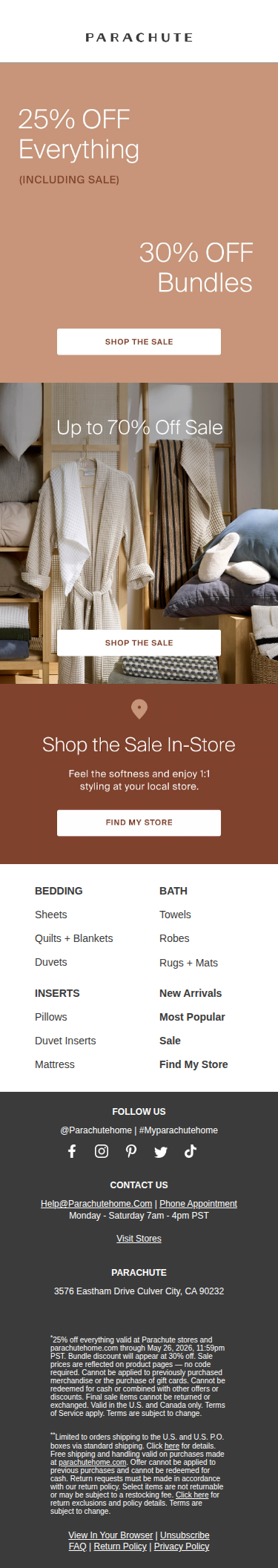 Sale. Starts. Now.