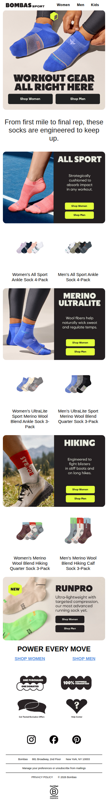Your Performance Sock Rotation Starts Here