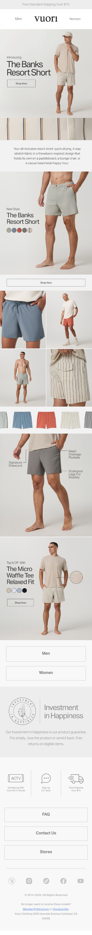 Meet The Banks Resort Short