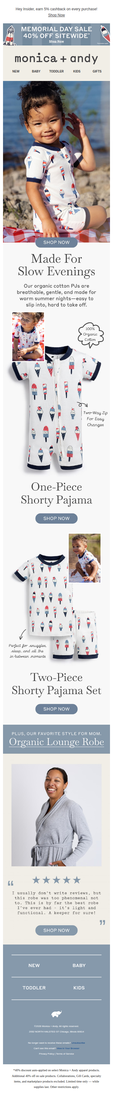 40% Off The Softest Organic PJs 🌙
