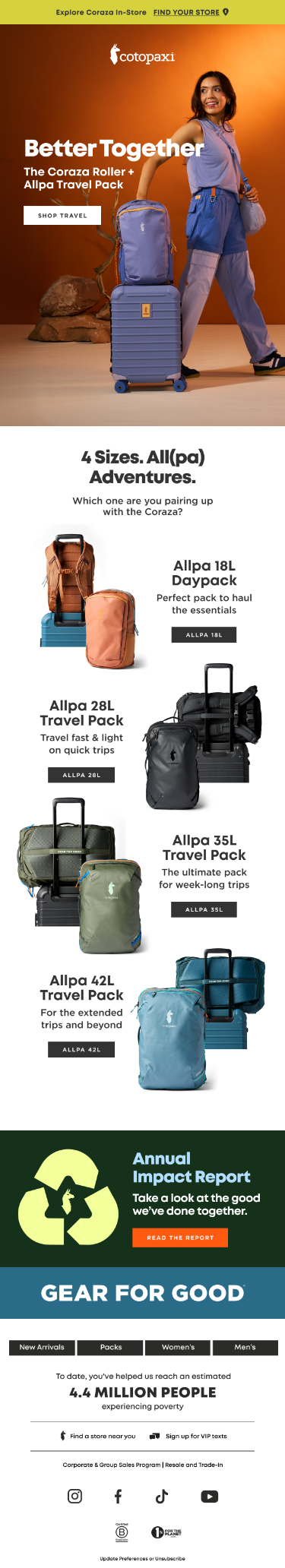 Coraza Roller 🫱🏻‍🫲🏾 Allpa Travel Pack