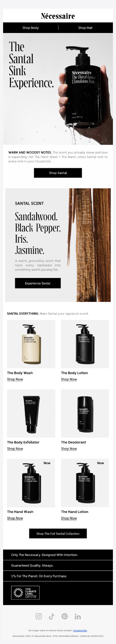 Santal. Now For Your Sink.