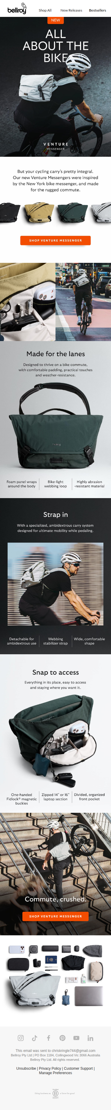 New Venture Messenger. Allez!