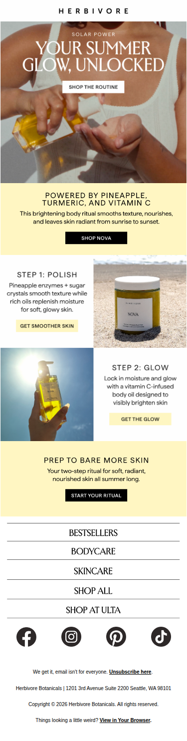 Glowy skin starts here