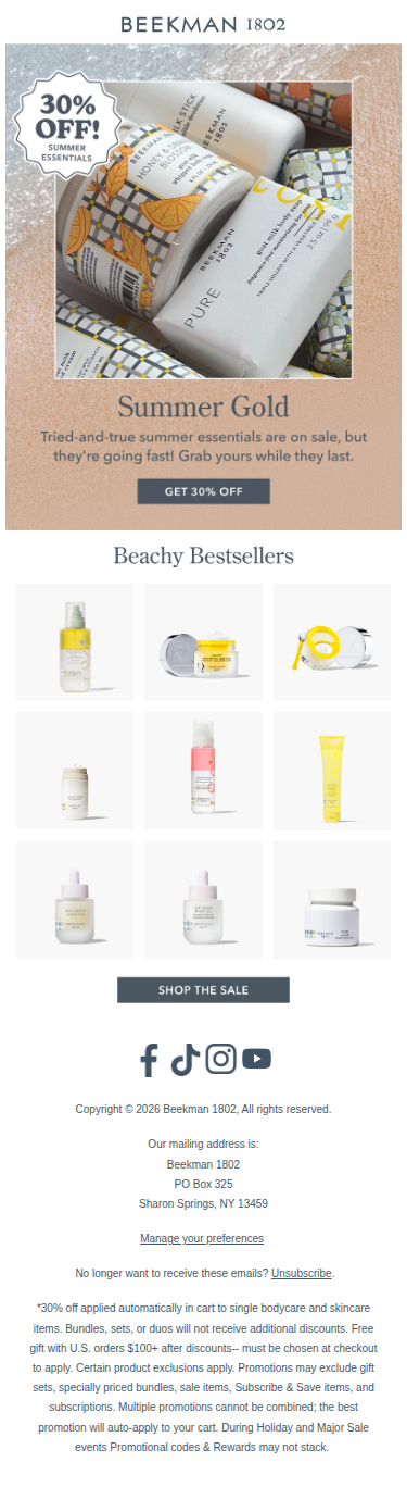 Stock Up on Bestsellers for Summer! 🏖️