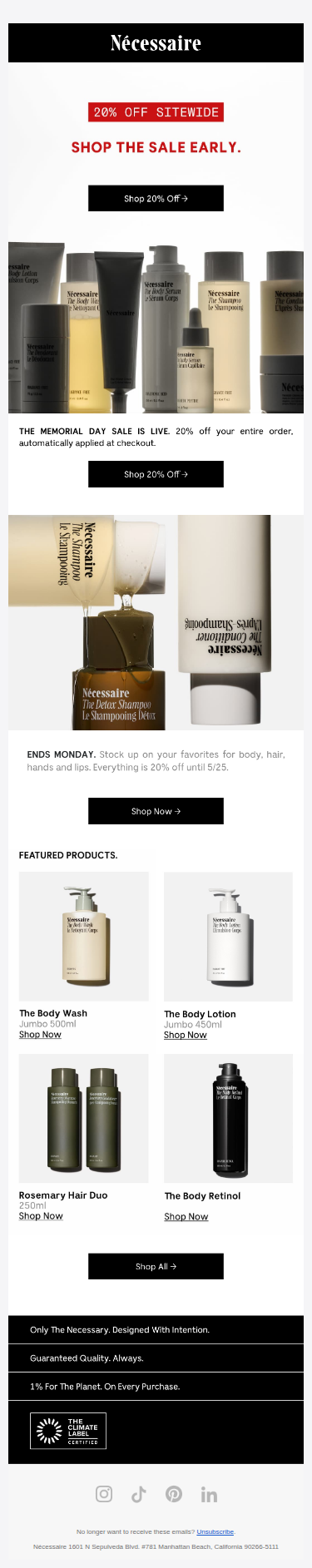 20% Off Sitewide
