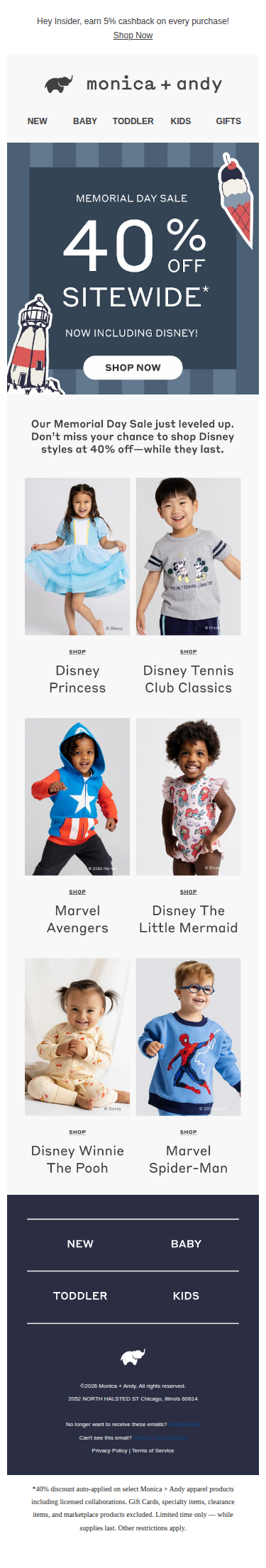 40% Off Sitewide ✨ Including Disney!