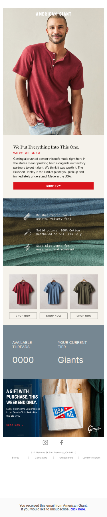 Meet His New Brushed Henley