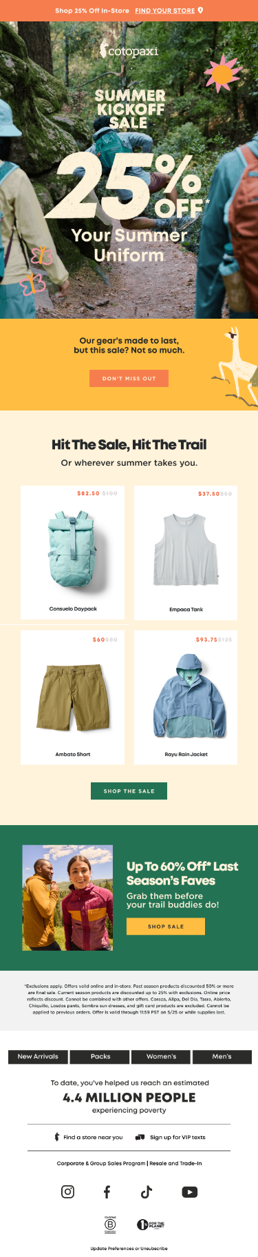 Ends soon ⏰Summer Kick-Off Sale