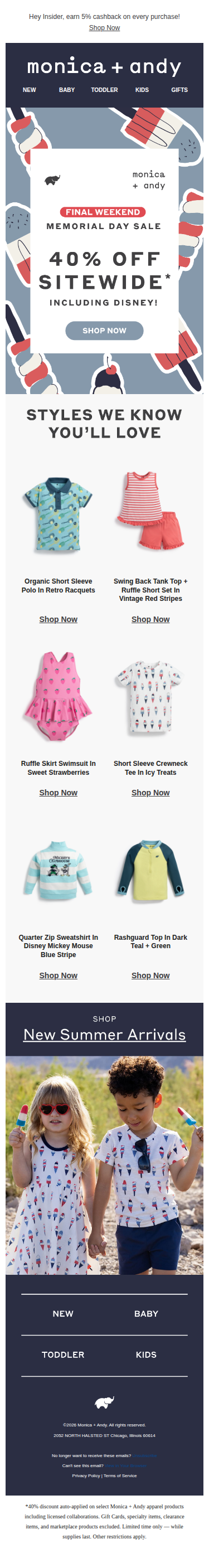 40% Off Summer Favorites Ends Soon