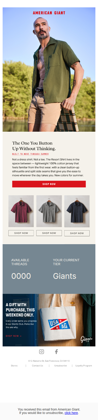 The Resort Shirt, Summertime Favorite