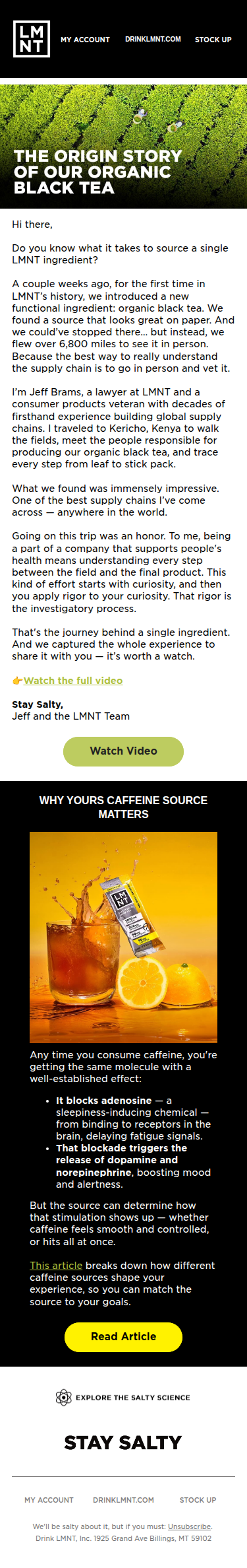 Know what it takes to source a single LMNT ingredient?
