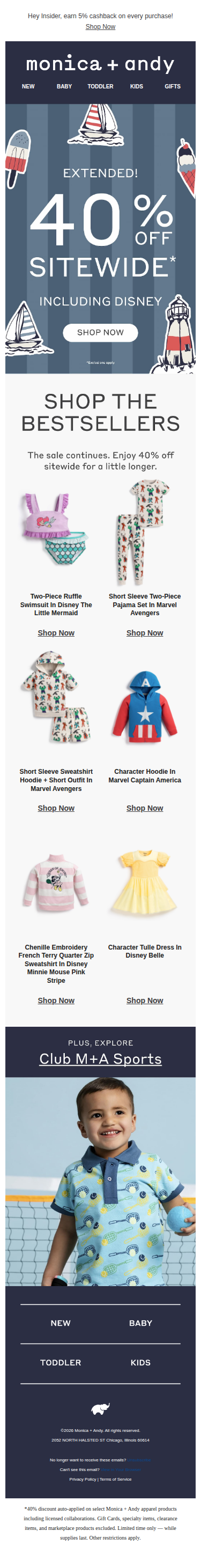 Extended 📣 40% Off Sitewide