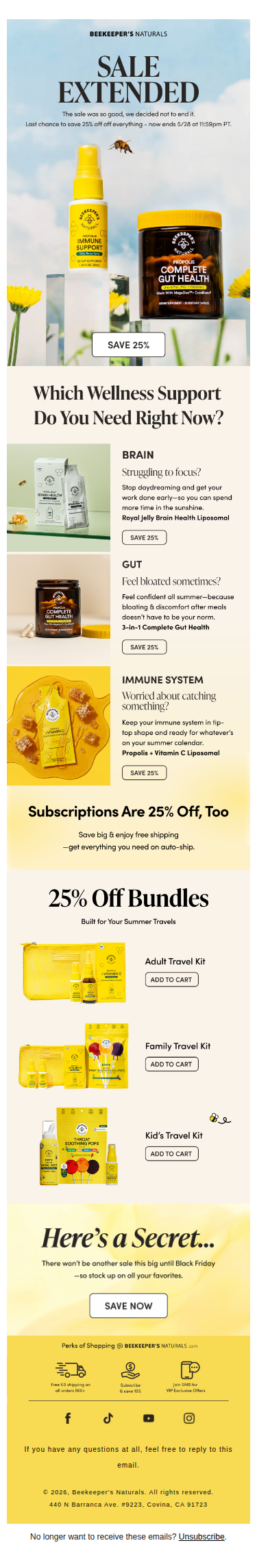 One Last Chance for 25% Off