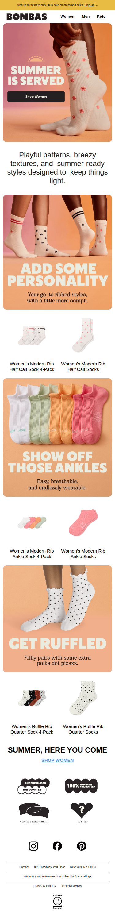 Your Summer Sock Roundup