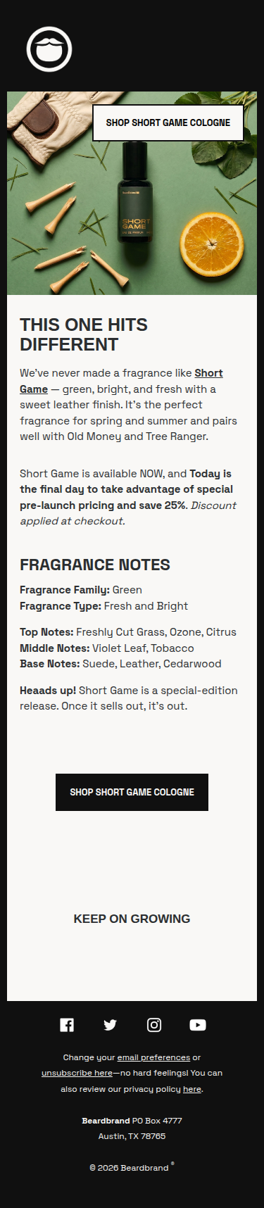 We've never made a fragrance like this