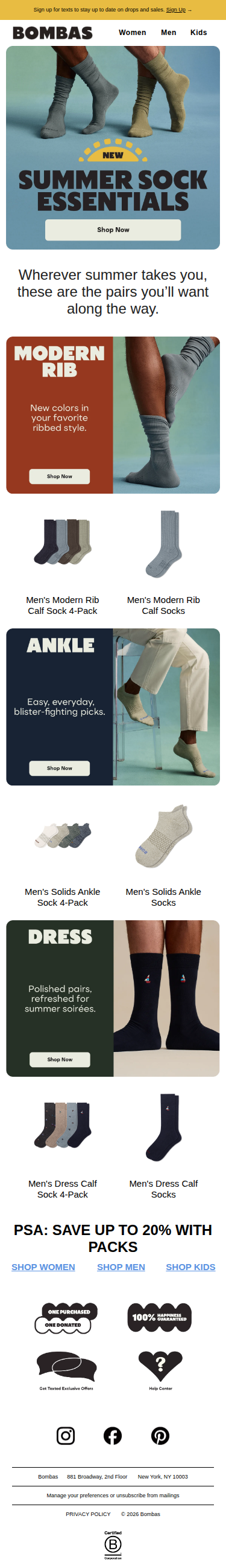Socks for Your Summer Plans