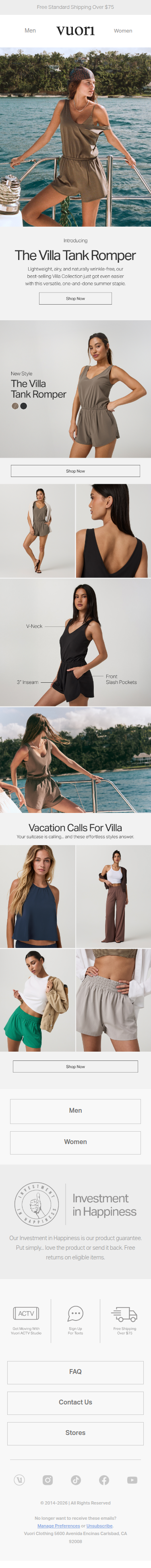 Meet The Villa Tank Romper