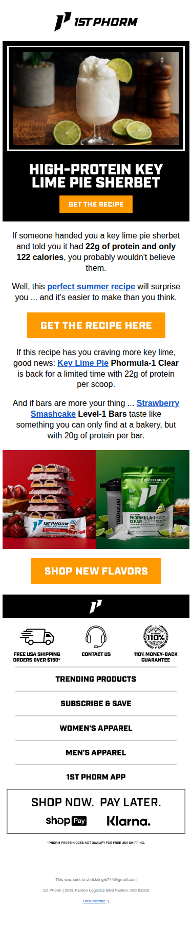 22g of protein hiding in a dessert...