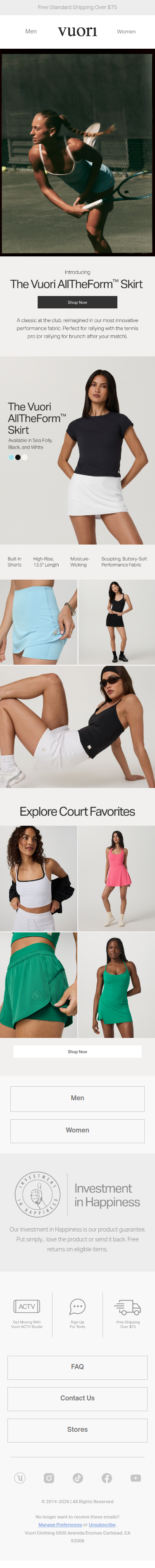 New Style: The Vuori AllTheForm™ Skirt