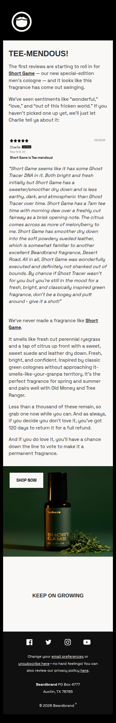 Short Game is Tee-mendous!