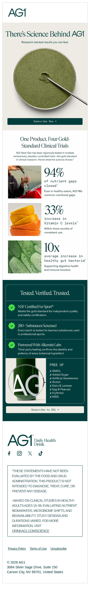 Tested. Verified. Trusted. ✅