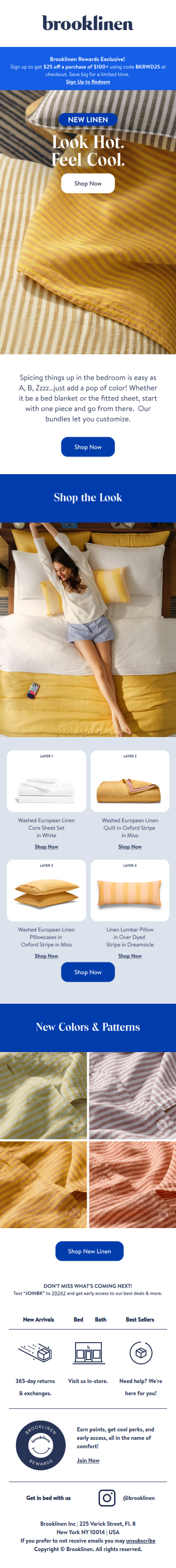 Expand your palette with NEW Linen