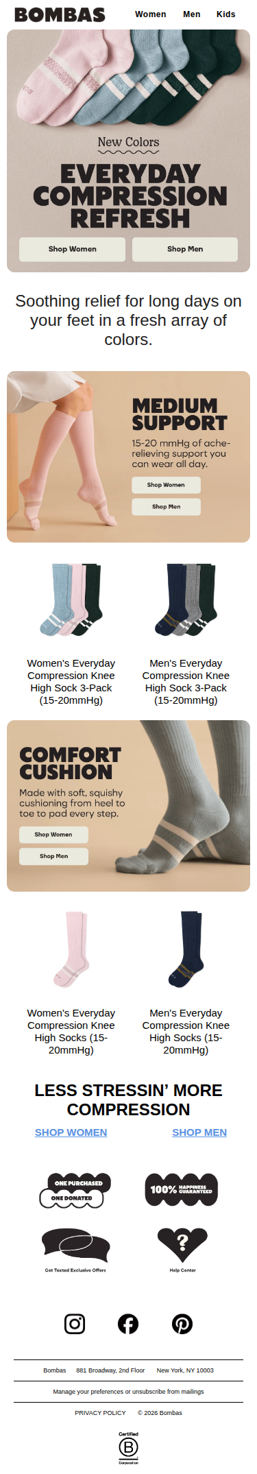 New Colors in Best-Selling Compression