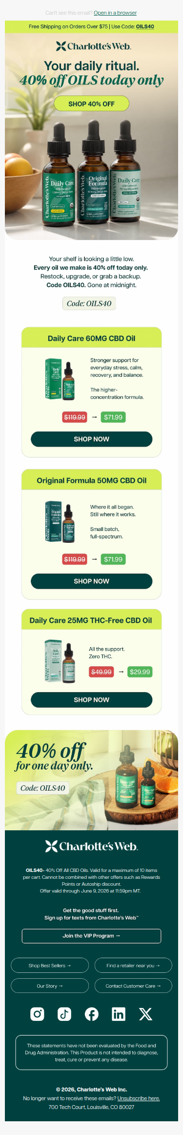 Didn’t catch yesterday’s offer?