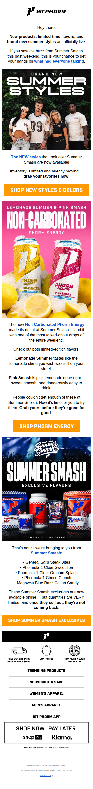 New energy. New flavors. New styles...