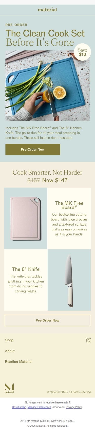 The Clean Cook Set Is Back