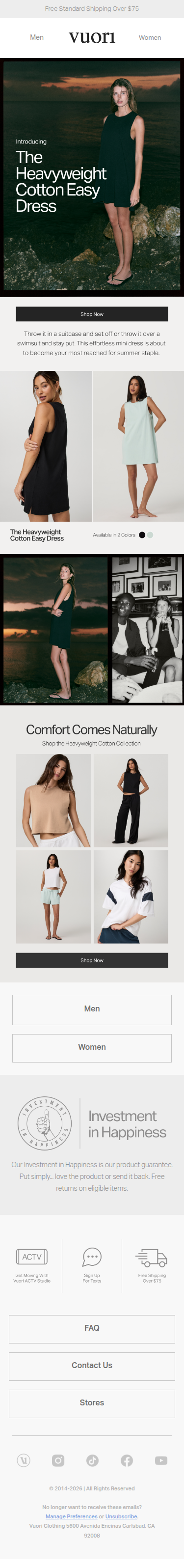 Meet The Heavyweight Cotton Easy Dress